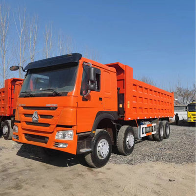 quality  40T 8x4 Used Dump Truck 12 Tires Sinotruk Howo 371 375 factory