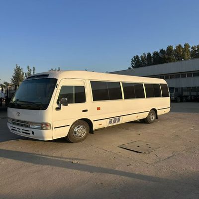 quality  Used Diesel Fuel Toyota Coaster Bus City Shuttle 21 Passenger factory