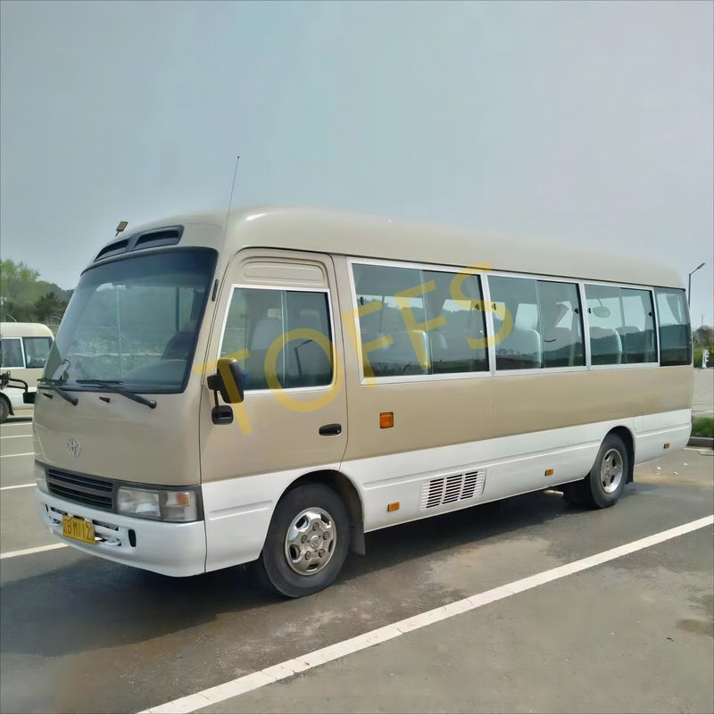 Middle Used Mini Bus Toyota Coaster 4x4 30 Seats for urban transportation