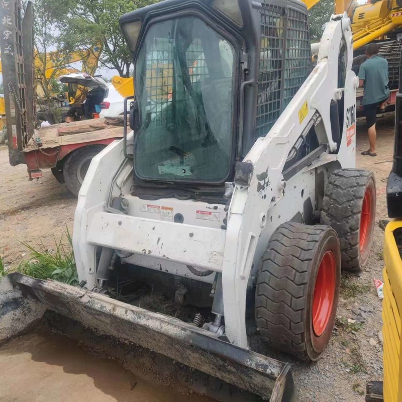 Turbocharged Used Skid Steer Loader Bob S160 High Speed 19.8m/h 44.9KW