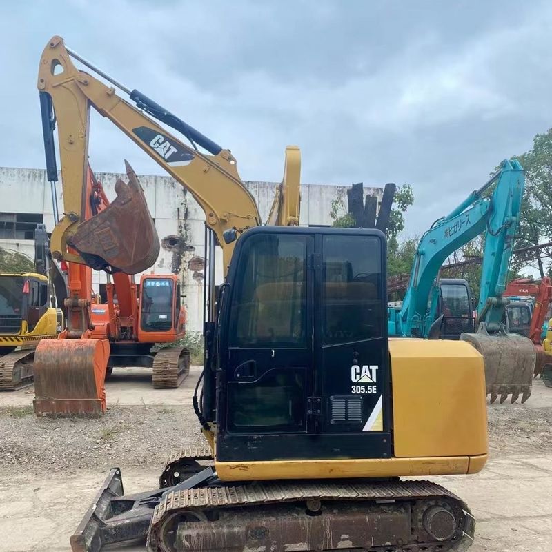 Used Caterpillar Excavator CAT305.5E  5ton Small Type Mini Crawler Digger