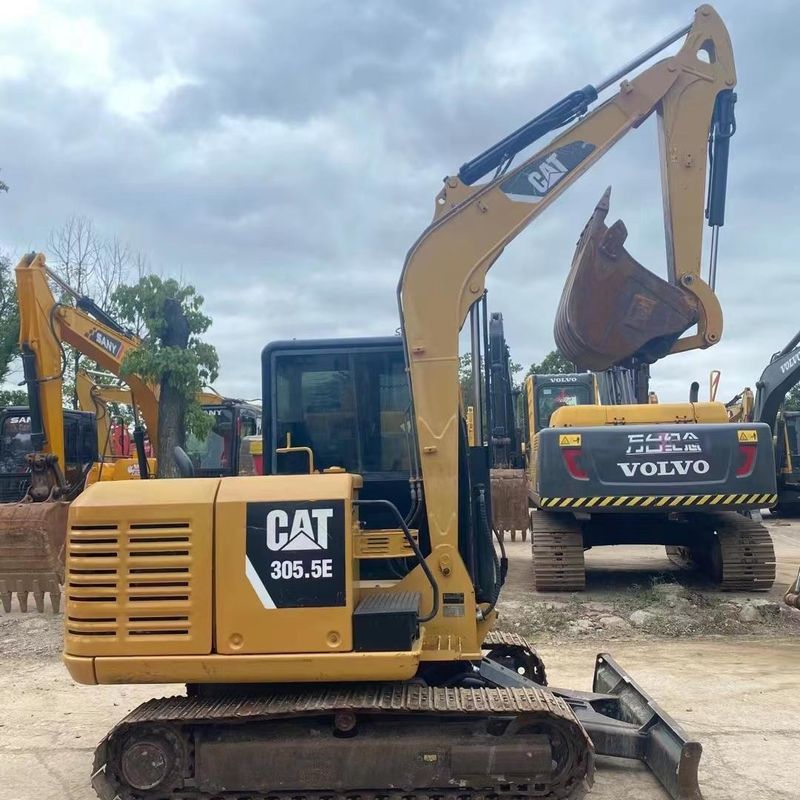 Used Caterpillar Excavator CAT305.5E  5ton Small Type Mini Crawler Digger