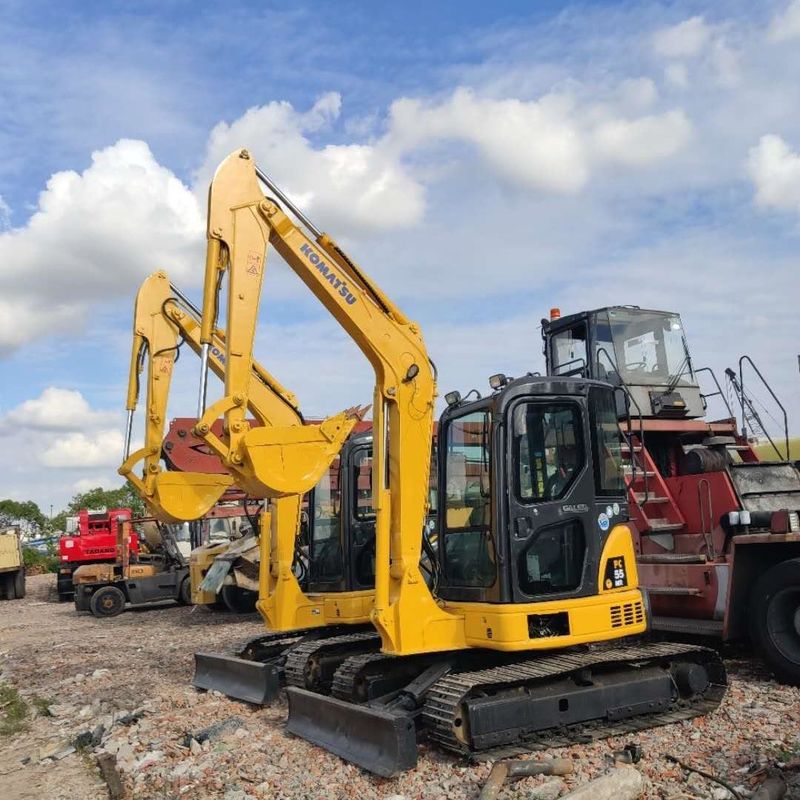 Used Komatsu Excavator PC55  Secondhand 5.5ton Small Type Mini Crawler Digger