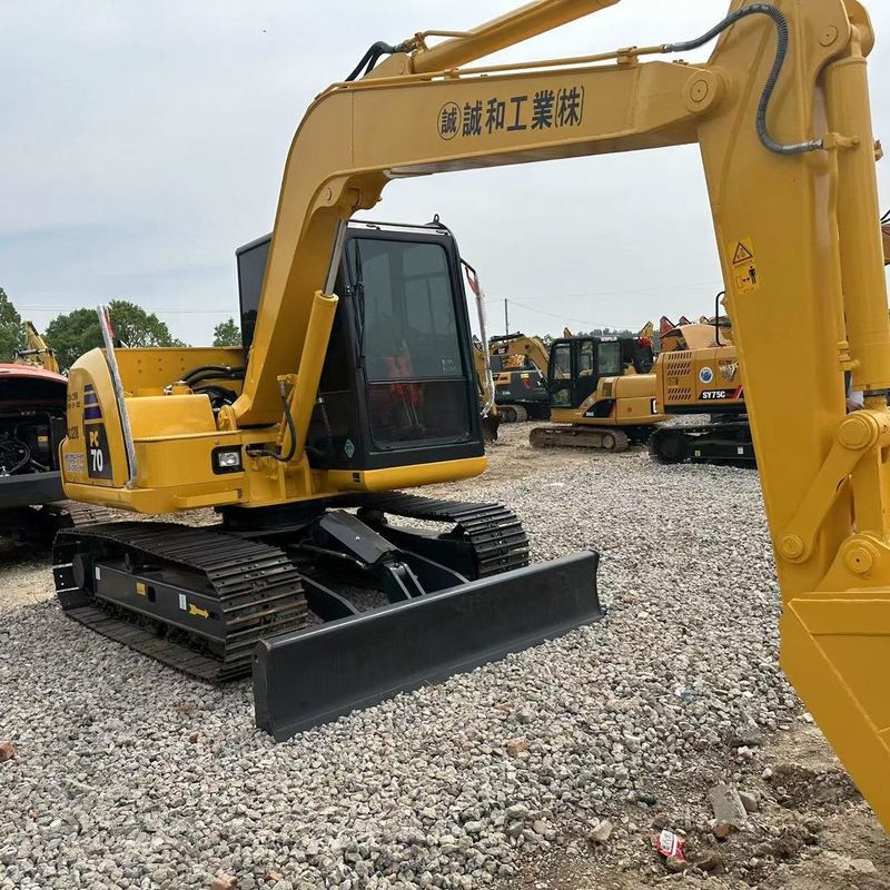 Used Komatsu Excavator PC70  Secondhand 7ton Small Type Mini Crawler Digger