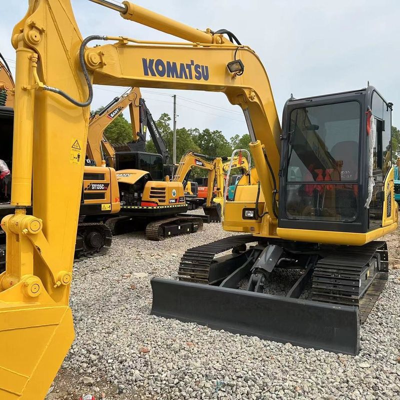 Used Komatsu Excavator PC70  Secondhand 7ton Small Type Mini Crawler Digger