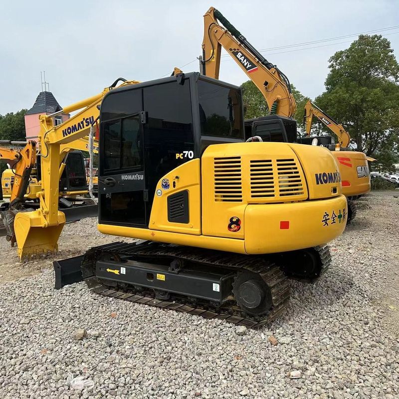Used Komatsu Excavator PC70  Secondhand 7ton Small Type Mini Crawler Digger