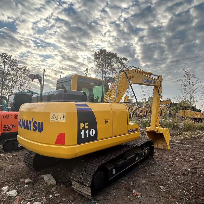 Secondhand Komatsu Digger PC110  Used 11ton Small Type Crawler Excavator