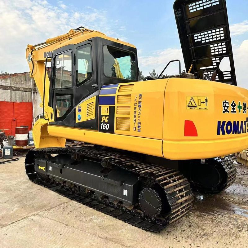 Used Komatsu Excavator PC160 Secondhand 16ton Small Type Crawler Digger