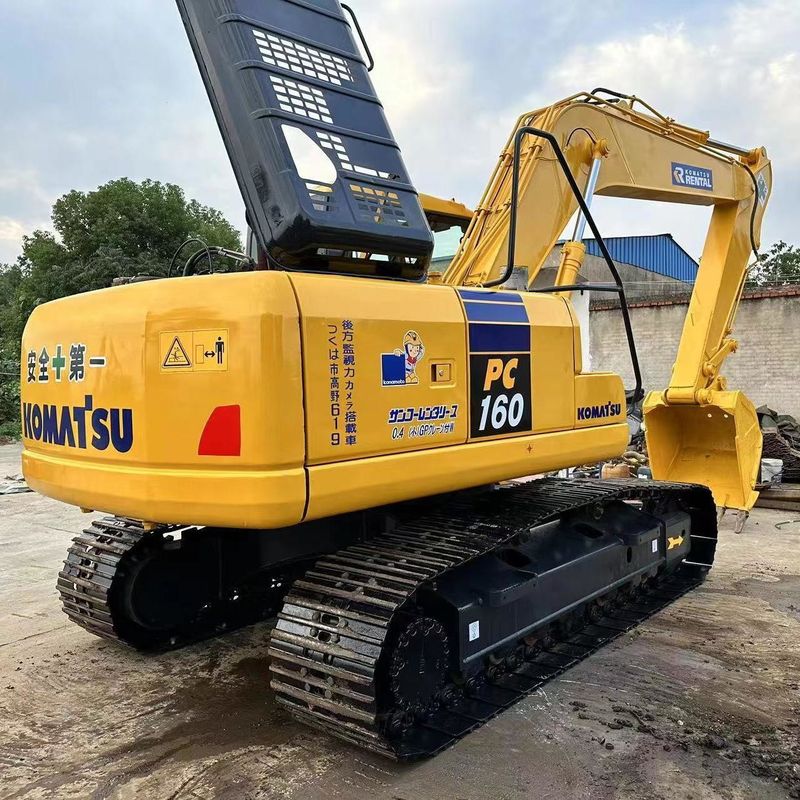 Used Komatsu Excavator PC160 Secondhand 16ton Small Type Crawler Digger