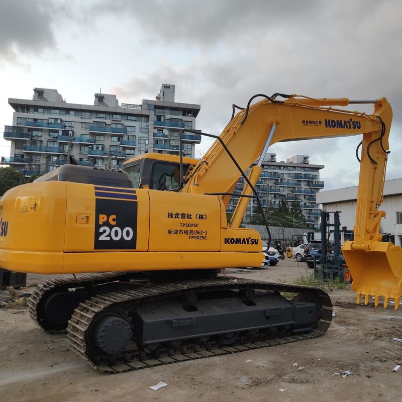 Used Komatsu Excavator PC200-7 Secondhand 20ton Medium Type Crawler Digger