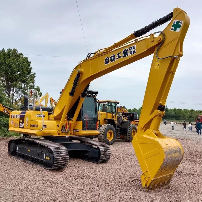 Secondhand Komatsu Digger PC200-8 Used 20ton Medium Type Crawler Excavator