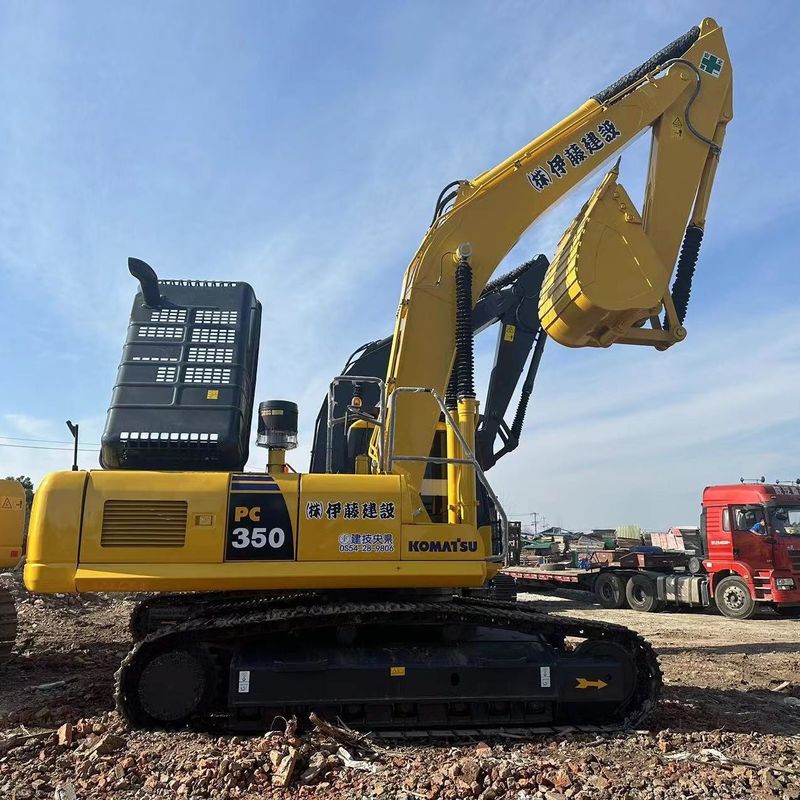 Scondhand Komatsu Excavator  PC350-7  Used 35ton Big Type Crawler Digger