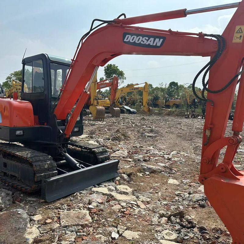Used Doosan Digger  DH55  Secondhand 5.5ton Small Type Mini Crawler Excavator
