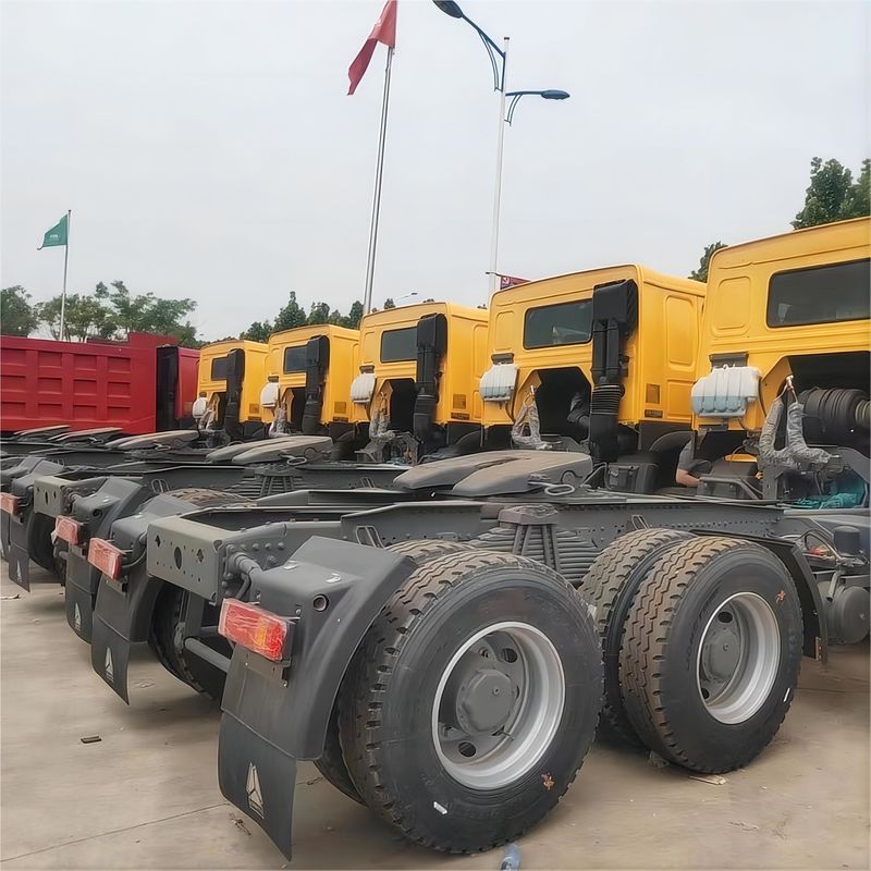 Tow Used Tractor Trailer Howo Sinotruk 420 Hp 6x4 For Transportation