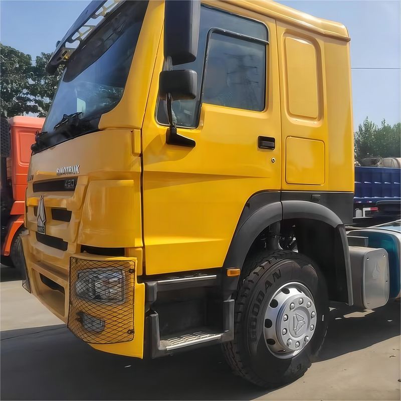 Tow Used Tractor Trailer Howo Sinotruk 420 Hp 6x4 For Transportation