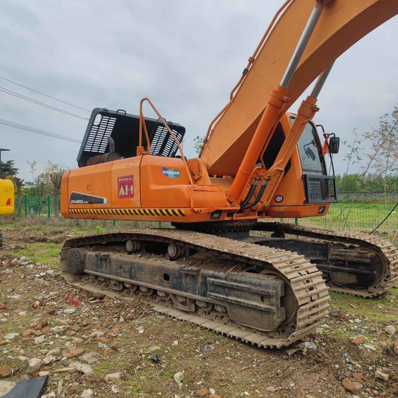 Used Doosan Digger  DX420LC  Secondhand 42ton Big Type Crawler Excavator