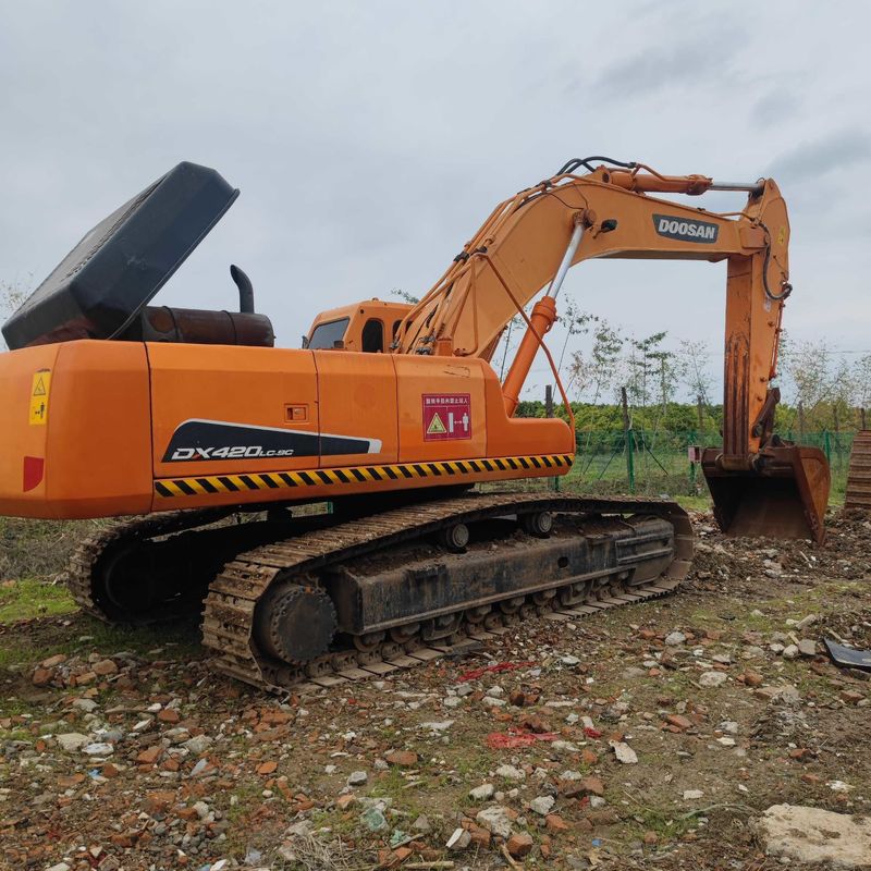 Used Doosan Digger  DX420LC  Secondhand 42ton Big Type Crawler Excavator