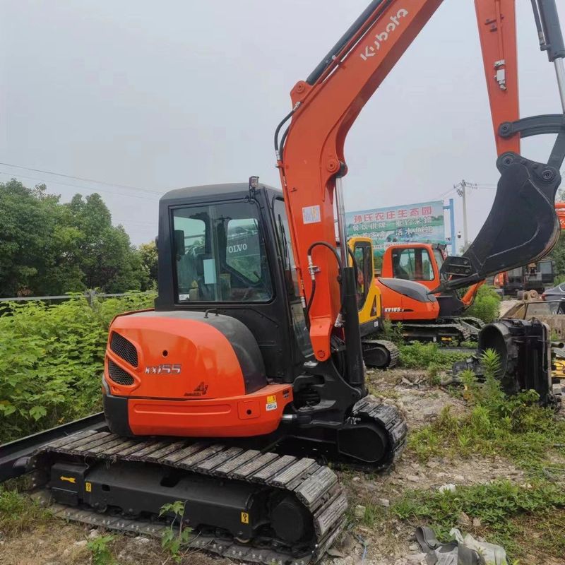 Used Kubota Digger  KX155  Secondhand 5.5ton Small Type Mini Crawler Excavator