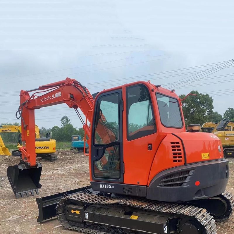Used Kubota Digger  KX185  Secondhand 8.5ton Small Type Mini Crawler Excavator