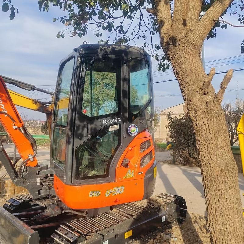 Used Kubota Digger  U30  Secondhand 3ton Small Type Mini Crawler Excavator