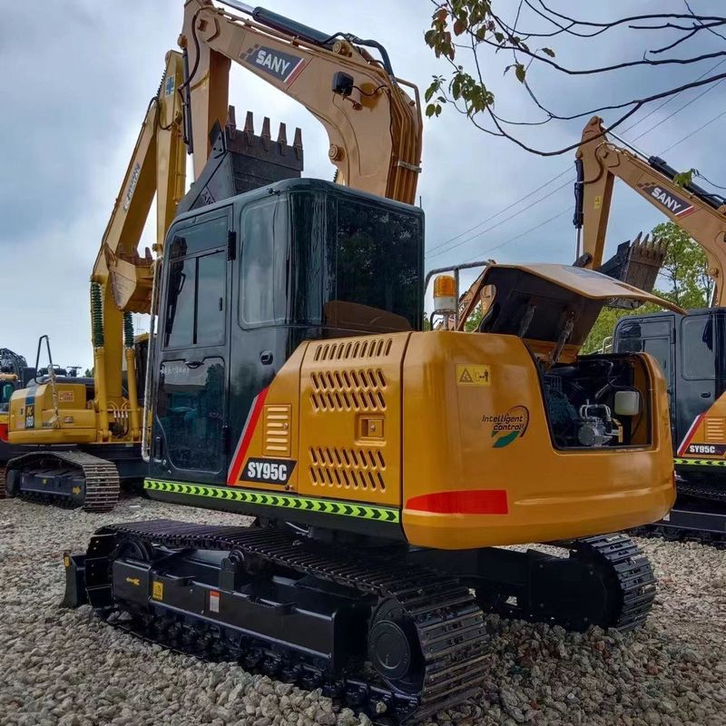 Used SANY Digger  SY95C  Secondhand 9.5ton Small Type Mini Crawler Excavator