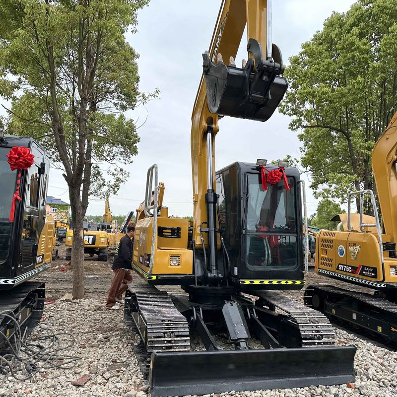 Secondhand SANY Digger  SY95C  Used 9.5ton Small Type Mini Crawler Excavator