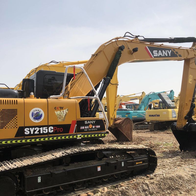 Used SANY Digger  SY215C  Secondhand 21.5on Medium Type  Crawler Excavator
