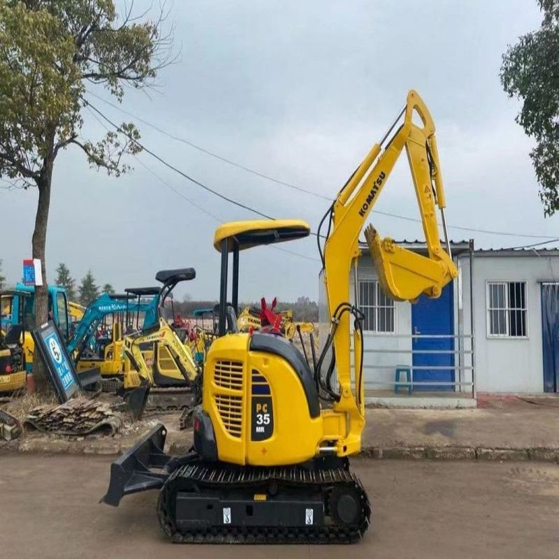 Secondhand Komatsu Excavator PC35  Used 3.5ton Small Type Mini Crawler Digger