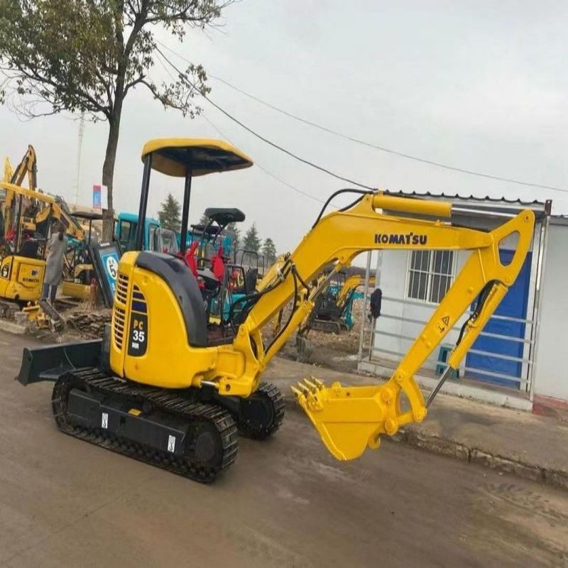 Secondhand Komatsu Excavator PC35  Used 3.5ton Small Type Mini Crawler Digger