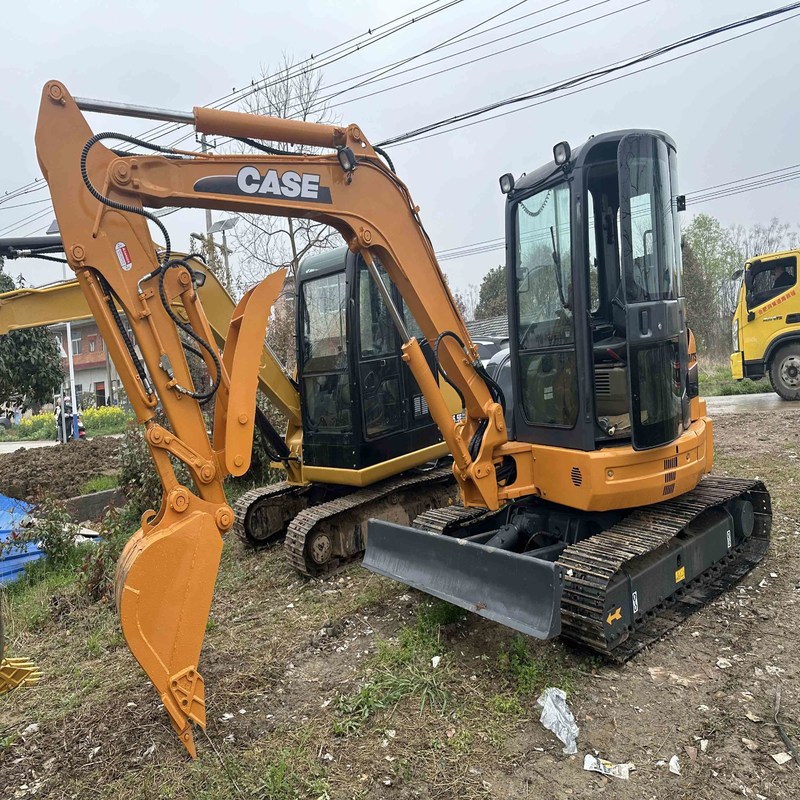 Mini CASE CX55B Used Excavator Hydraulic 5 Ton 12000 Pound 30.2kw 53L fuel tank