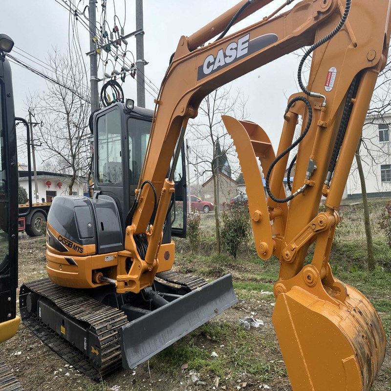 Mini CASE CX55B Used Excavator Hydraulic 5 Ton 12000 Pound 30.2kw 53L fuel tank