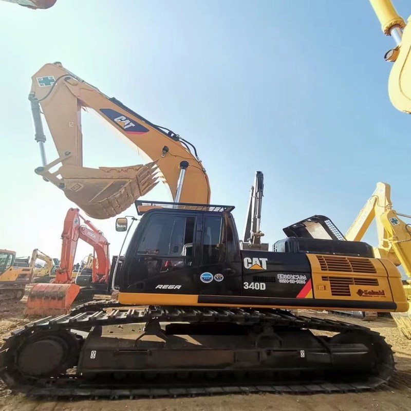 Old CAT  340D Machinery Trader Excavators 40 Ton 208kw 1.9m3 Bucket Capacity