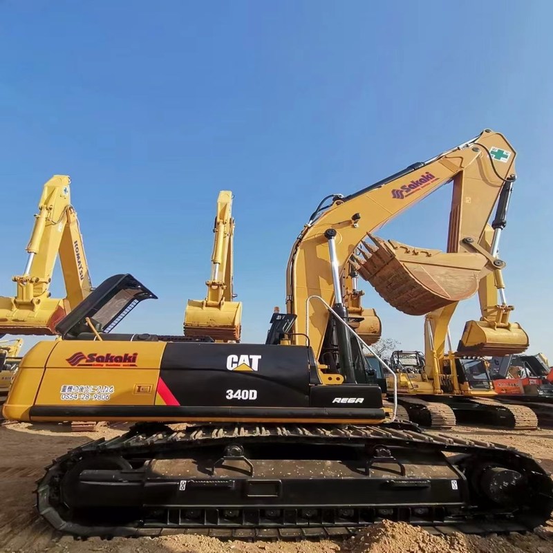Old CAT  340D Machinery Trader Excavators 40 Ton 208kw 1.9m3 Bucket Capacity