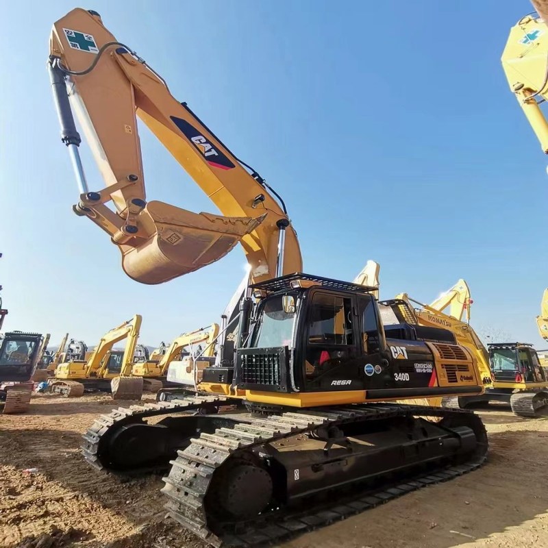 Old CAT  340D Machinery Trader Excavators 40 Ton 208kw 1.9m3 Bucket Capacity