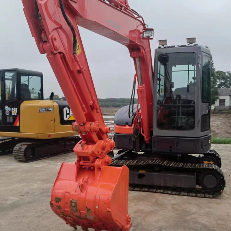 5 Ton Mini diesel Used Excavator Hitachi ZX55 Pre Owned  Crawler 38.23HP manual
