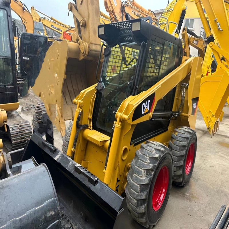 CAT 246D Used Skid Steer Loader Equipment 4.5 Ton Original 53..6KW