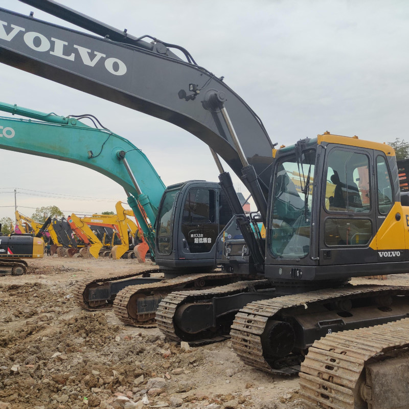 Original Used Excavator Hydraulic VOL EC210B 20 Ton Crawler Digger 107kwn with 1.25m3 bucket