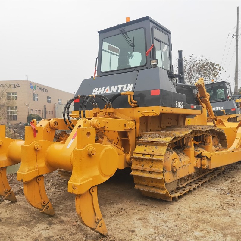 162kw Second Hand Dozer Bulldozer Shantui SD22 For Engineering with 6.4m3 bucket