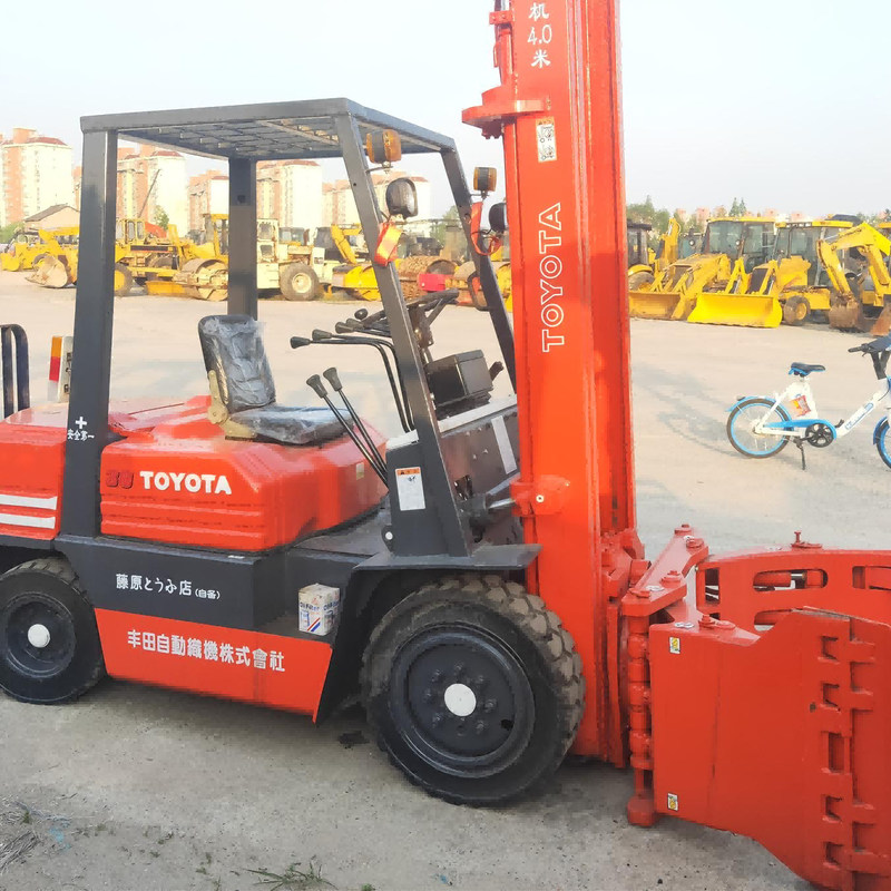 Electric Toyota Used Forklift 3 Ton For Factories Construction Maximum lifting height 4.5m
