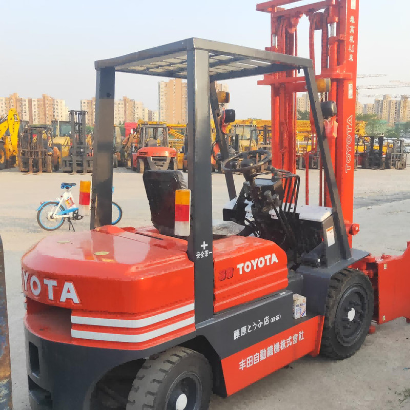 Electric Toyota Used Forklift 3 Ton For Factories Construction Maximum lifting height 4.5m