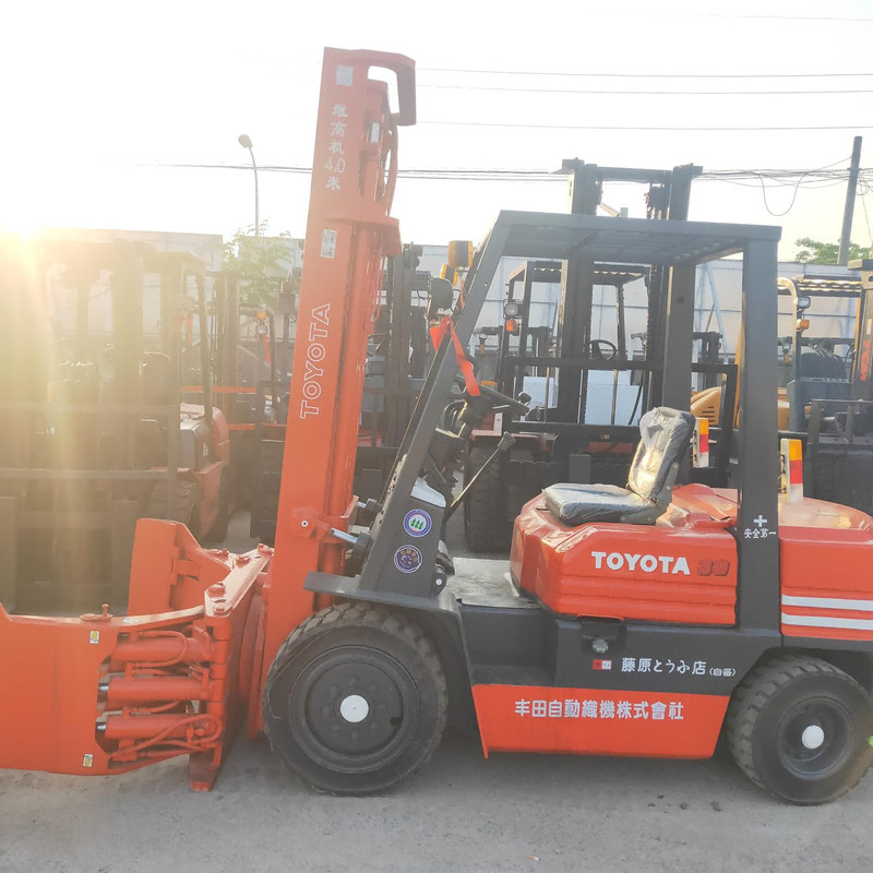 Electric Toyota Used Forklift 3 Ton For Factories Construction Maximum lifting height 4.5m