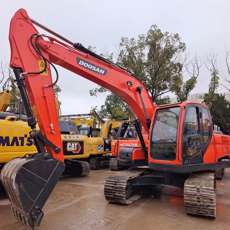 Used Doosan Digger  DX140LC  Secondhand 14ton Medium Type Crawler Excavator
