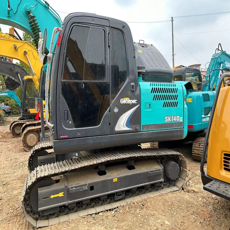 Used Kobelco Digger  SK140  Secondhand 14ton Small Type Crawler Excavator 74kw