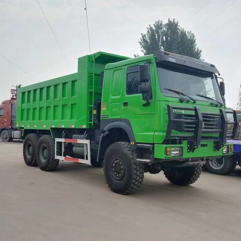 Used Dump Truck Howo 371hp Sinotruk Howo 6x6 Tipper 6 Wheeler manual diesel