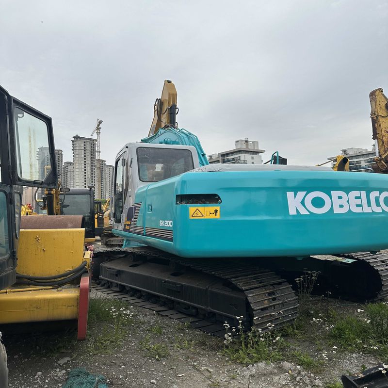 Used Kobelco Digger  SK200D  Secondhand 20ton Medium Type Crawler Excavator