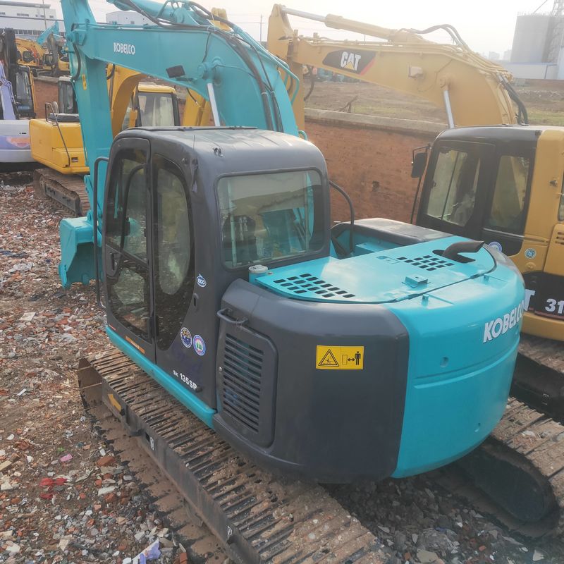 Used Kobelco Digger  SK135  Secondhand 13.5ton Middle Type Crawler Excavator
