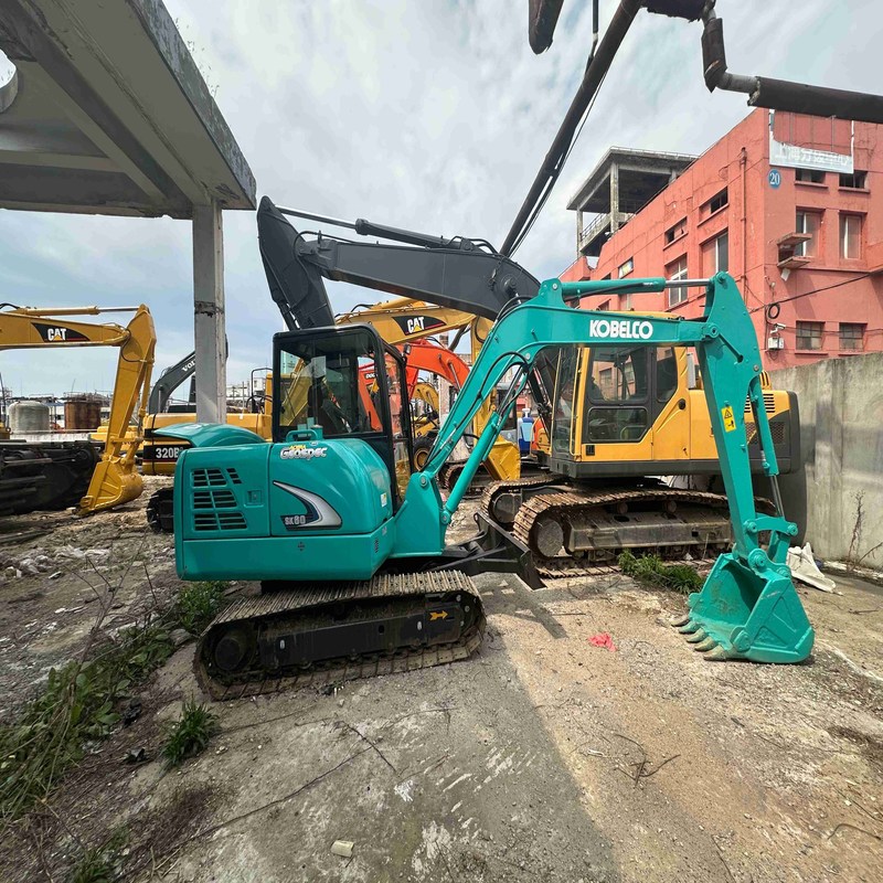 Used Kobelco Digger  SK60  Secondhand 6ton Small Type Mini Crawler Excavator 35.5kw