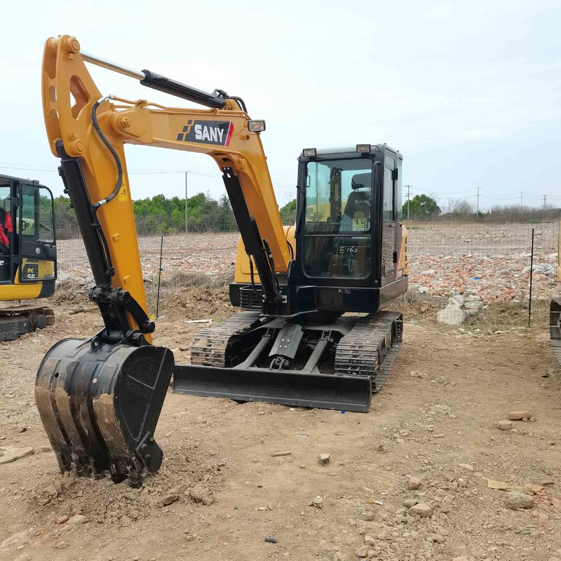 Used SANY Digger  SY60  Secondhand 6ton Small Type Mini Crawler Excavator