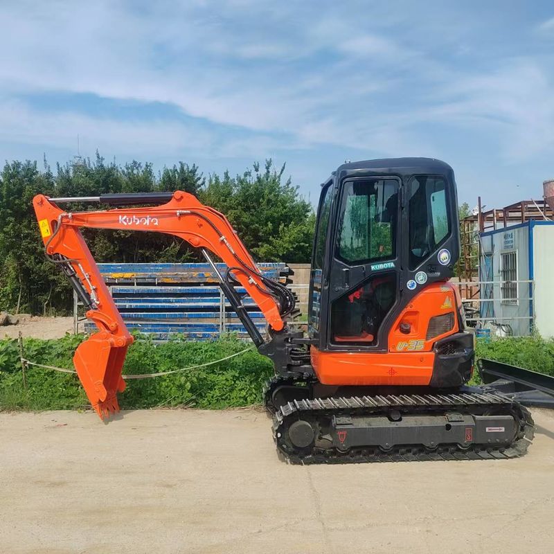 Secondhand Kubota Digger U35 Used 3.5ton Small Type Mini Crawler Excavator