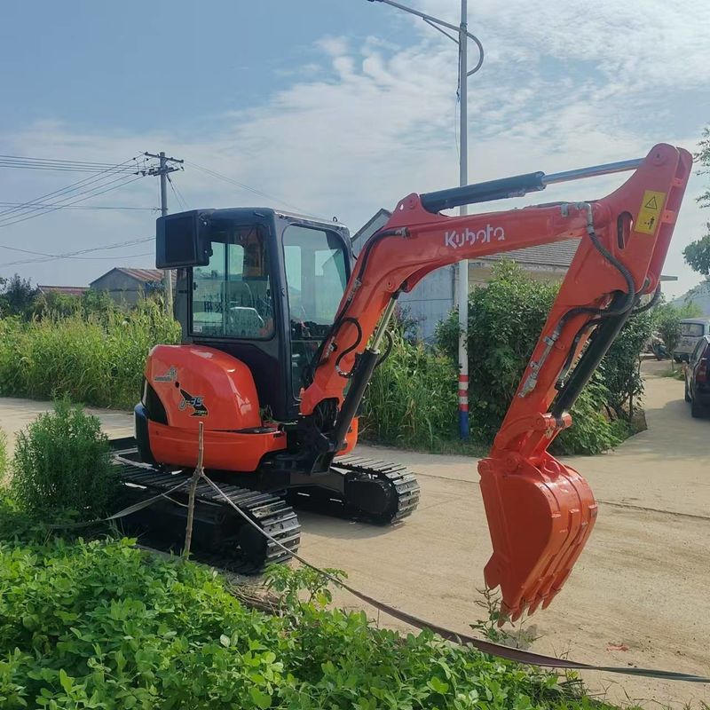 Secondhand Kubota Digger U35 Used 3.5ton Small Type Mini Crawler Excavator